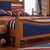 宜捷家居 实木儿童床男孩橡胶木床 美式单人王子床儿童家具(实木床 1.2*2.0M)第2张高清大图