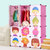 索尔诺宝宝衣柜儿童收纳柜婴儿储物柜整理塑料卡通组装衣物收纳箱(果绿色 12门12格 M120802)第4张高清大图