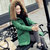 莉妮吉尔2016冬装新款韩版女装大仿貉子毛领中长款羽绒服女冬大码连帽外套(红色 XL)第4张高清大图