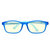 AA99儿童防蓝光眼镜手机电脑防辐射护目镜树脂镜片TR90材质镜框C01适用年龄4-12岁(蓝光阻隔Plus浅蓝色)第2张高清大图
