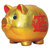 创意礼品大号陶瓷金猪存钱罐储蓄罐生日个性礼物品(12A金猪)第2张高清大图