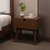 撼林   实木床北欧1.5米橡胶木1.8米原木色婚床日式家具双人床现代简约(胡桃色1.5*2米 单床)第4张高清大图