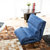 择木宜居 单人可折叠懒人沙发床 现代简约可拆洗榻榻米小沙发椅子(咖啡色 单人位)第5张高清大图