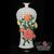 中国龙瓷 商务礼品*纯手工艺品中国瓷器德化陶瓷办公客厅 35cm美人瓶(编织-彩牡丹）SNC0079第2张高清大图