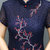 VEGININA 中国风刺绣中长款修身蕾丝连衣裙 3128(大红 XXL)第4张高清大图