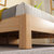 A家家具 北欧储物实木床双人床1.5米1.8高箱床现代简约日式框架床板式婚床卧室成套家具(1.5米 床+床头柜+床垫*1)第5张高清大图