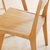 恒兴达 北欧风格白橡木家具现代简约餐厅中式饭桌椅靠背休闲餐椅纯实木书椅(纯白橡木 450*500*790mm)第4张高清大图