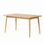 TIMI 天米 北欧实木餐桌椅 全白橡木餐桌椅组合 白橡木一桌四椅 家用饭桌组合(原木色 1.6米餐桌+4把椅子)第5张高清大图