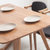 天米 TIMI 北欧白橡实木餐桌椅 1.4米餐厅家具 现代简约创意饭桌组合(原木色 1.6米餐桌+4把黑色PU凳面Z椅)第5张高清大图
