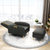 一米色彩 沙发懒人沙发创意多功能单人沙发北欧简约可调节客厅小户型布艺沙发(明黄色 标准款-单人位（无USB充电）)第2张高清大图