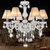欧式水晶吊灯现代简约客厅灯卧室水晶灯罩创意餐厅灯具B888(带灯罩 8头)第2张高清大图