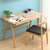 物槿 实木书桌电脑桌LXPT-01(胡桃色单桌+椅子 80cm)第2张高清大图