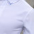 洲玛仕 2018春季长袖男式衬衫 韩版翻领男士衬衫休闲青年衬衣(S33白色 L)第5张高清大图