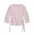 烟花烫苏白LYN2018春新款女装纯色收腰显瘦七分袖短款衬衫 和露(肉桂色 XL)第5张高清大图