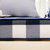 伊菲曼（E-FURMAN） 田园清新格子飘窗垫窗台垫涤棉布定做实木沙发坐垫套格调(格调蓝 一米布料1.45宽幅)第5张高清大图