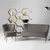 奥古拉家具 沙发 布艺沙发组合小户型客厅单人双人沙发 北欧简约风格(布艺款-灰色 双人位)第2张高清大图