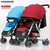 智儿乐 可拆分胞胎婴儿车可坐可躺婴儿推车轻便携折叠收车儿童宝宝婴儿车(彩管卡其+深紫)第4张高清大图