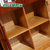 健舒宝 实木书柜书架组合橡胶木家具F011#书柜(二门书柜)第5张高清大图