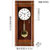 汉时（Hense）欧式复古实木机械挂钟客厅德国赫姆勒机芯装饰摆钟HP0128(乌金木德国五音机芯)第2张高清大图