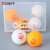 CnsTT凯斯汀乒乓球三星ABS40+新材料无缝乒乓球控制型速度型高弹乒乓球6只装(塔锐白色（速度型）)第5张高清大图