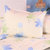 没螨生活依沃珑防螨四件套 进口防螨虫床品 预防尘螨粉螨虫过敏原 健康床上用品(蓝绿花 1.8米床-配床垫套)第4张高清大图