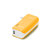 品胜（PISEN）移动电源 彩霸7500毫安通用手机平板充电宝自带插头(金桔橙)第2张高清大图