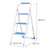 好事达折叠梯子简约现代家用梯时尚人字梯2724(三层2765白蓝)第2张高清大图