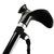 如斯卡（RUSSKA）老人拐杖手杖 铝制手杖 人体功能学右手设计 伸缩手杖 黑第3张高清大图