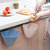 厨房橱柜式垃圾桶家用大号无盖塑料收纳盒厨房挂式垃圾桶(北欧蓝)第4张高清大图