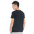 极地火舒适透气速干吸水经典圆领纯色情侣款短袖T恤DXT332(男黑色 L)第2张高清大图
