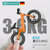 KinderKraft德国平衡车KK平衡车BLITZ充气胎12寸儿童滑步车无脚踏单车自行车2-6岁小孩80-110公分(橙色 送骑行套装（头盔护具+打气筒）)第4张高清大图