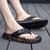 CaldiceKris（中国CK）夏季新款潮流时尚凉人字拖鞋CK-X1912(黑金 38)第2张高清大图