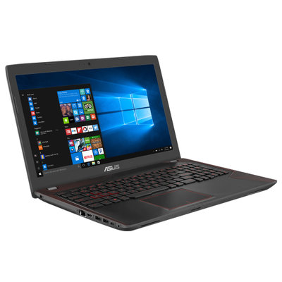 华硕(ASUS) 飞行堡垒尊享版二代FX53VD 15.6英寸游戏笔记本(i7-7700HQ 8G 1TB+128GSSD GTX1050 4G独显)红黑