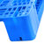 GX 塑料托盘叉车板仓库货架垫仓板卡板地台铲板防潮板栈板货物托盘川字加厚(蓝色 GX-120)第5张高清大图