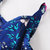 棉果果儿童夏装套装连衣裙纯棉吊带裙(100 蓝色)第5张高清大图