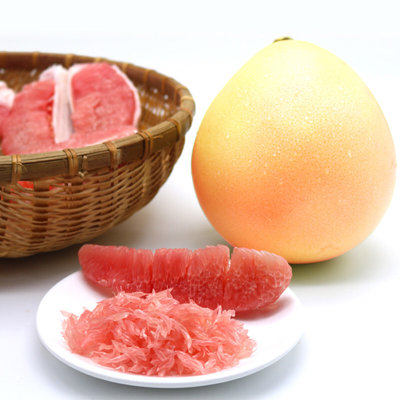 五味堂 福建平和琯溪蜜柚 2粒装 三红蜜柚约2.4-2.6kg