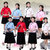 民国学生装女童诗歌朗诵合唱民国风五四青年中山装毕业班服演出服(红色)第9张高清大图