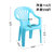 DF塑料椅子靠背椅防滑扶手椅户外沙滩椅夜市大排档餐椅DF-56909白色第8张高清大图