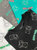 LIGHT.BUFF2022黑色个性卡通小熊图案t恤女 印花短袖可爱宽松纯棉潮牌上衣22S023(黑色 XL)第4张高清大图