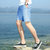 富贵鸟 FUGUINIAO 短裤男棉麻质感五分裤纯色休闲沙滩裤 18165FGK66(天蓝色 XL)第3张高清大图