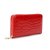 Svale诗薇儿 女士牛皮漆皮钱包女长款 韩版钱夹女式钱包手包 14-GM91560(红色)第2张高清大图
