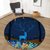 电脑椅专用地毯垫加厚珊瑚绒地毯 【款式随机发货】【直径100cm】第4张高清大图