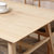 夏树 北欧白蜡木餐桌 YT-GLM05(浅胡桃 一桌6椅/1.38米)第2张高清大图