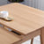 恒兴达 全白橡木餐桌椅组合 北欧小户型家具 可伸缩全实木餐桌 宽均为800mm 高均为750mm(1.1-1.4米-原木色 一桌四椅)第4张高清大图