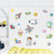 可爱卡通创意墙纸儿童宝宝身高贴纸卧室房间身高尺自粘PVC可移除身高贴(A款-向日葵身高贴 中)第2张高清大图