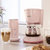 飞利浦（PHILIPS）咖啡机 家用型智能科技美式滴滤式咖啡壶粉色可煮茶迷你型 HD7431/30(粉色 热销)第2张高清大图