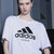 adidas阿迪达斯夏季男装运动短袖休闲T恤ADICTJ-WB-1(白色 L)第3张高清大图