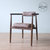 餐椅简约家用实木创意成人餐厅复古欧式休闲美式洽谈椅咖啡厅椅子(灰色)第2张高清大图