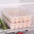 鸡蛋收纳盒冰箱鸡蛋盒家用带盖防震鸡蛋架托塑料保鲜盒包装盒34格(24格鸡蛋盒 默认版本)第2张高清大图