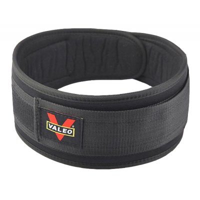12cm宽实心球valeo深蹲举重腰带健身护腰带硬